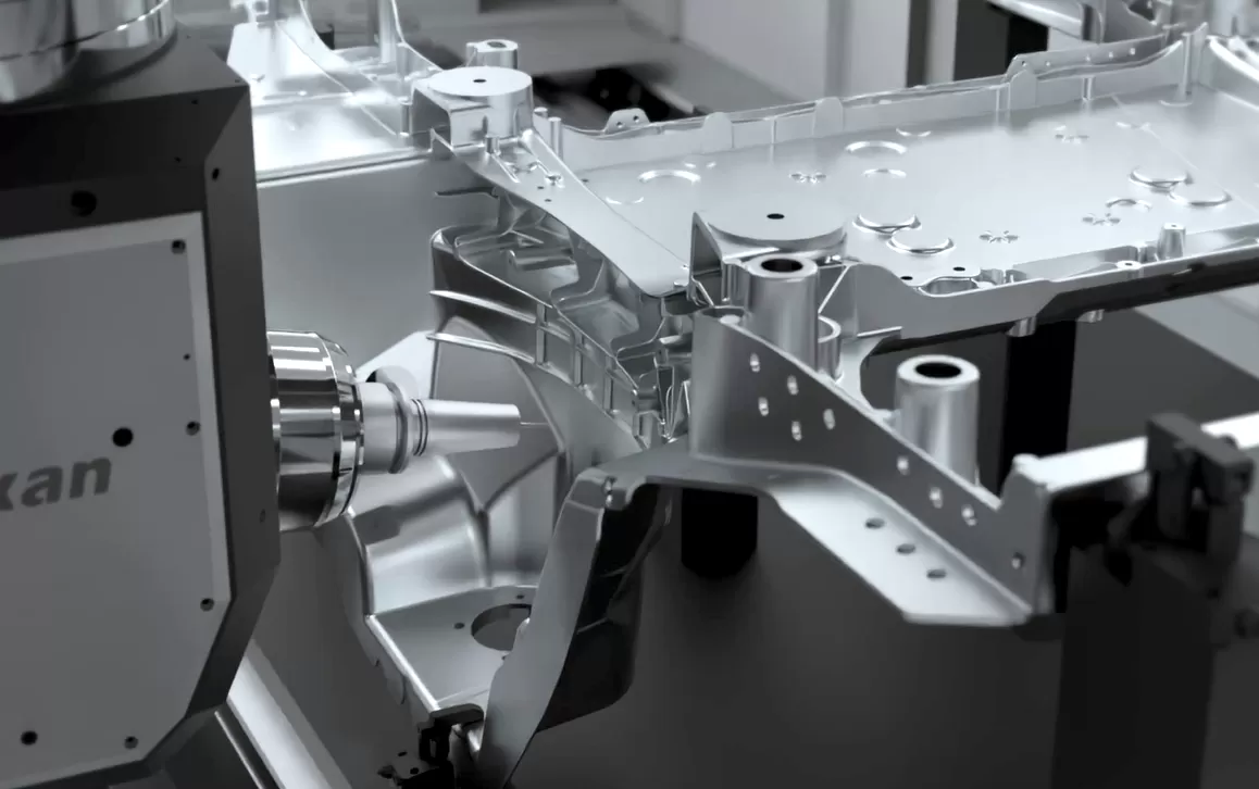 máquina pórtico de 5 eixos