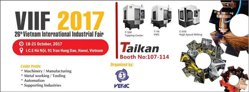 Taikan participará do VIIF 2017 em Hanói, Vietnã