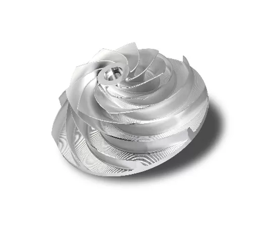 Máquina CNC de 5 eixos trabalhando