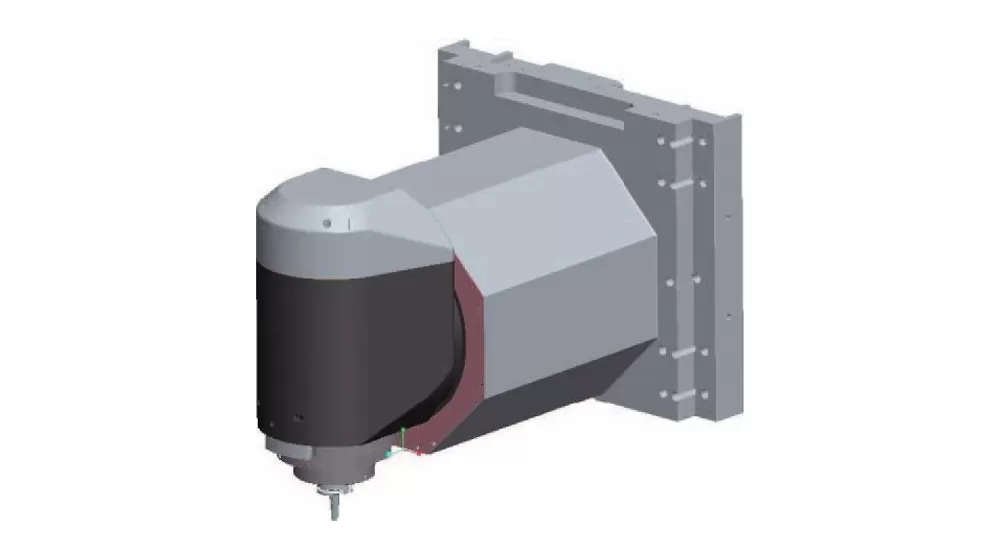 Cabeçote de fresamento oscilante CNC de design independente