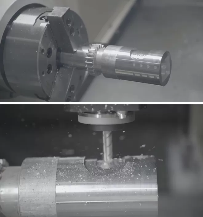 Usinagem em torno CNC TAIKAN Usinagem em torno CNC TAIKAN