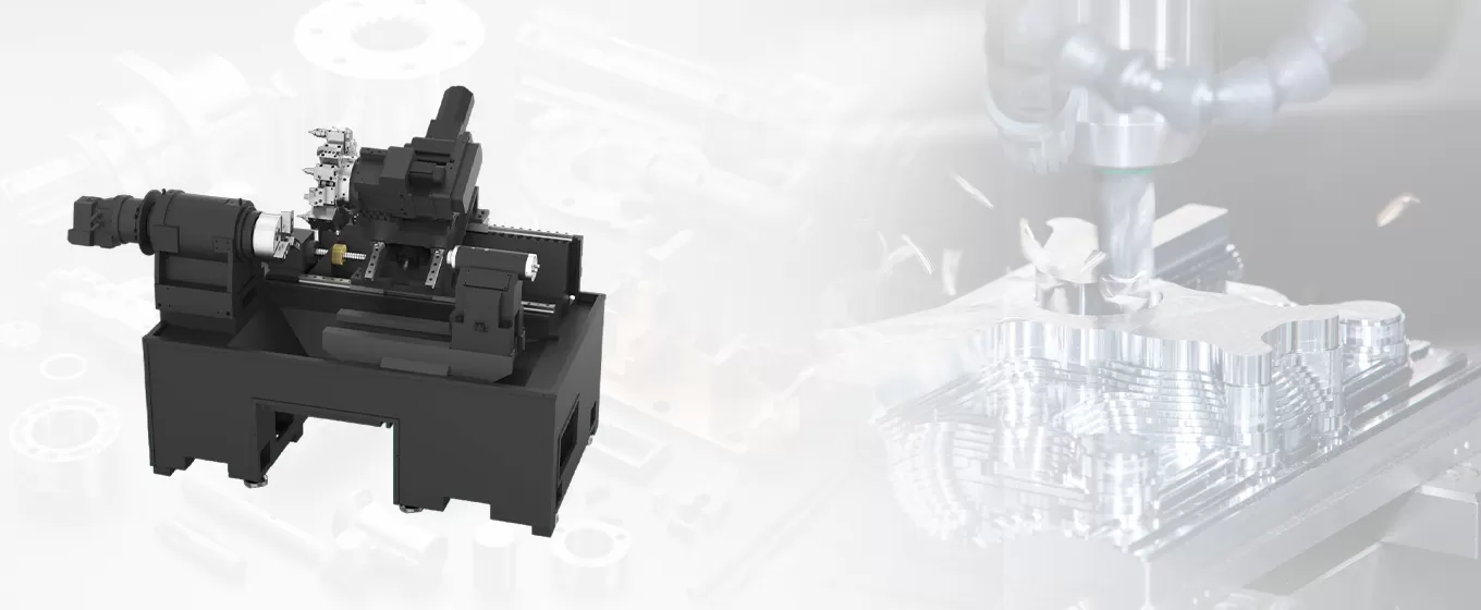 Vantagens da série L-M torno composto de torneamento horizontal (moagem) CNC
