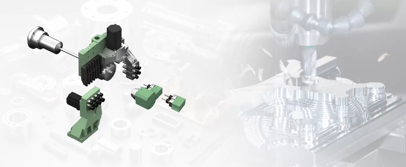 Vantagens dos fusos duplos da série ST, 6 eixos