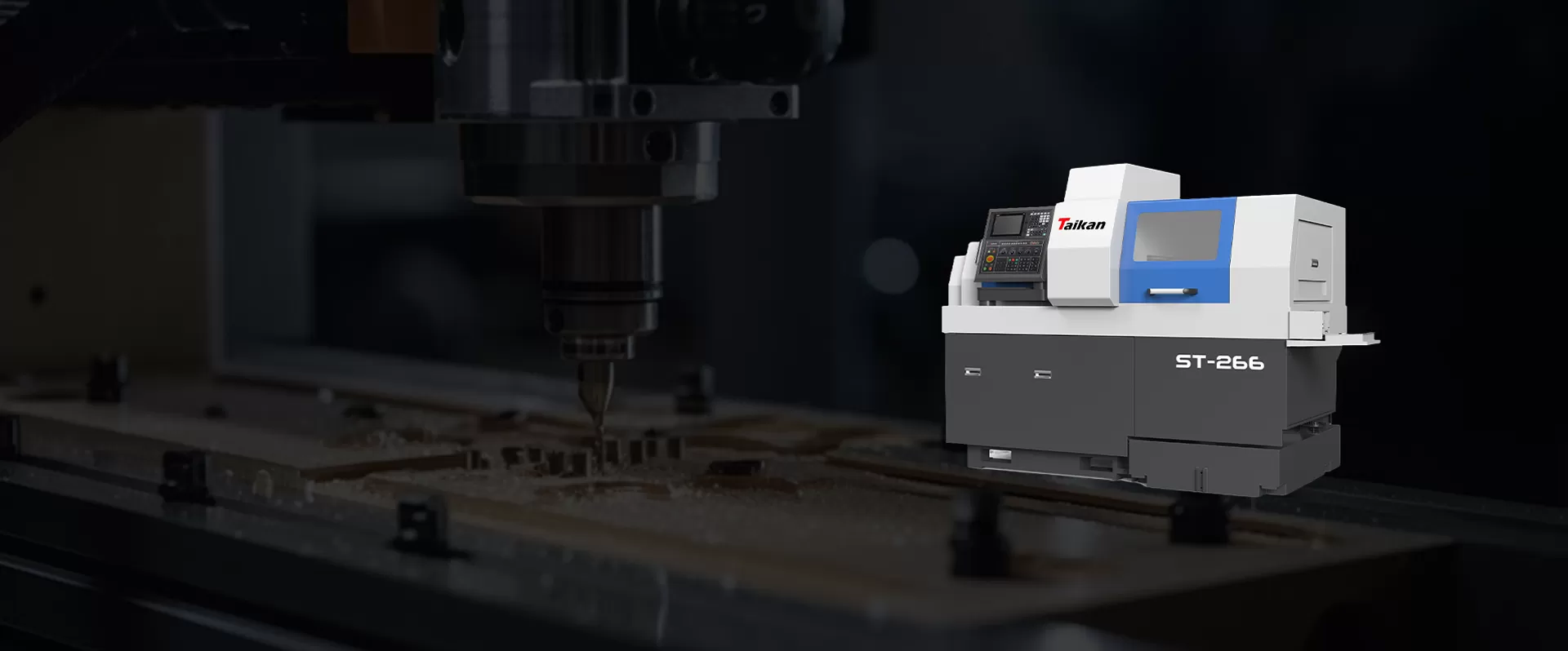 Torno automático do tipo suíço CNC