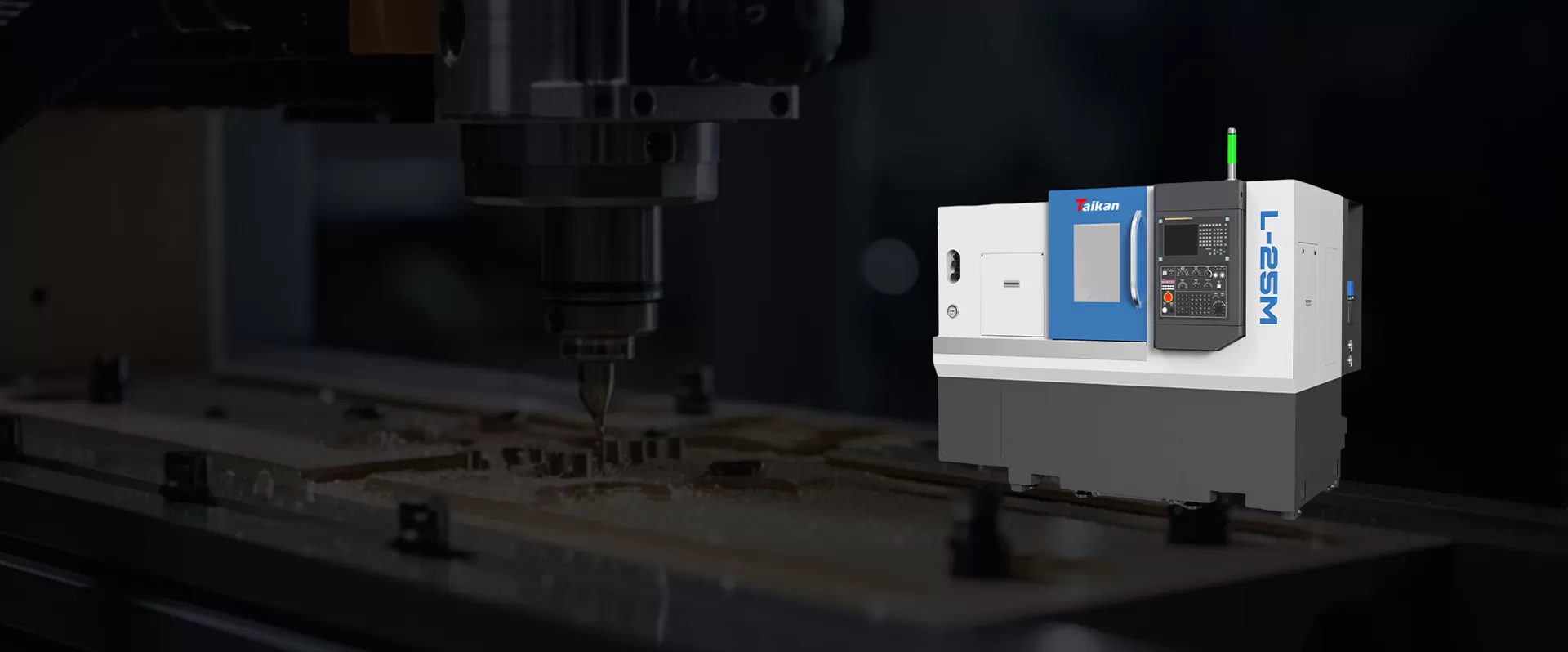 Torno composto de torneamento horizontal (moagem) da série L-M CNC