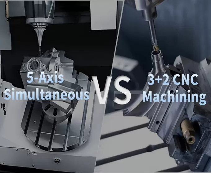Usinagem Simultânea de 5 Eixos Verdadeira vs. Usinagem CNC 3+2: Uma Comparação Detalhada