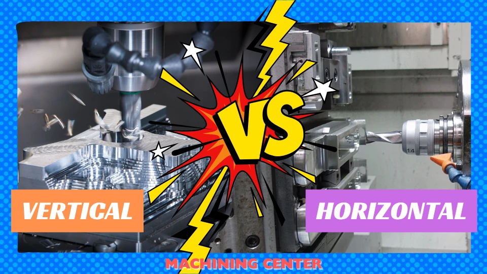 Centros de usinagem horizontais vs verticais Centros de usinagem horizontais vs verticais